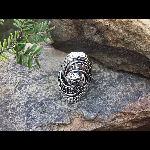 Silver boho sz 5.5 ring bohemian Turkish Tribal - Picture 2 of 3